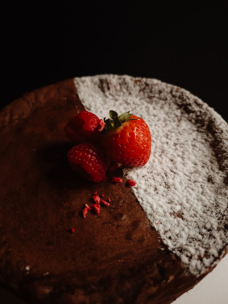 Twice-Baked Flourless Chocolate Cake