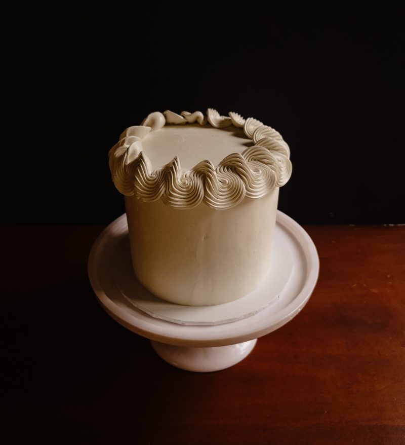 Swirly Buttercream Birthday Cake